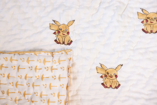 Baby AC Quilt- Pikachu Snuggle