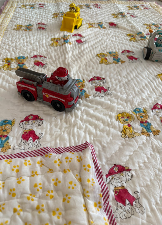 Baby AC Quilt- The Paw Patrol