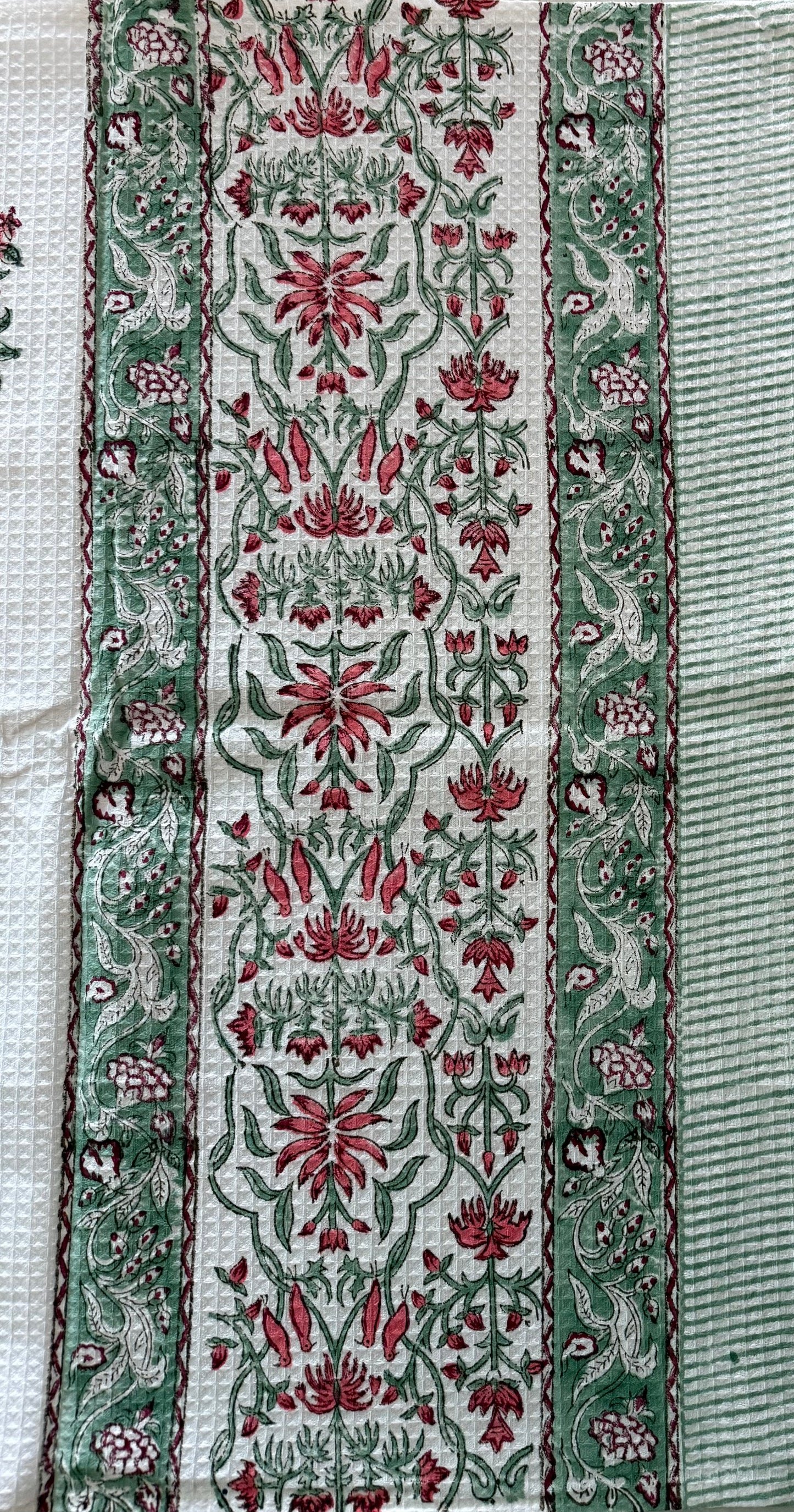 Bath Towel-Elegant Floral Motif