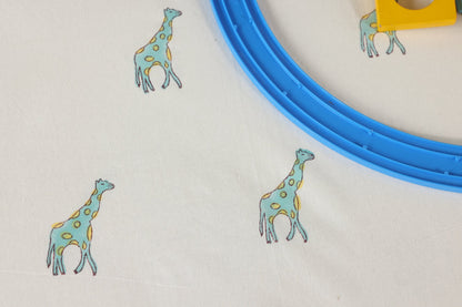 Blue Giraffe Bedsheet