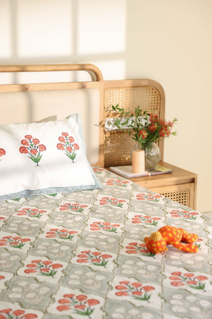 The Tangerine Twilight Bedsheet