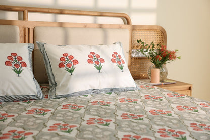 The Tangerine Twilight Bedsheet