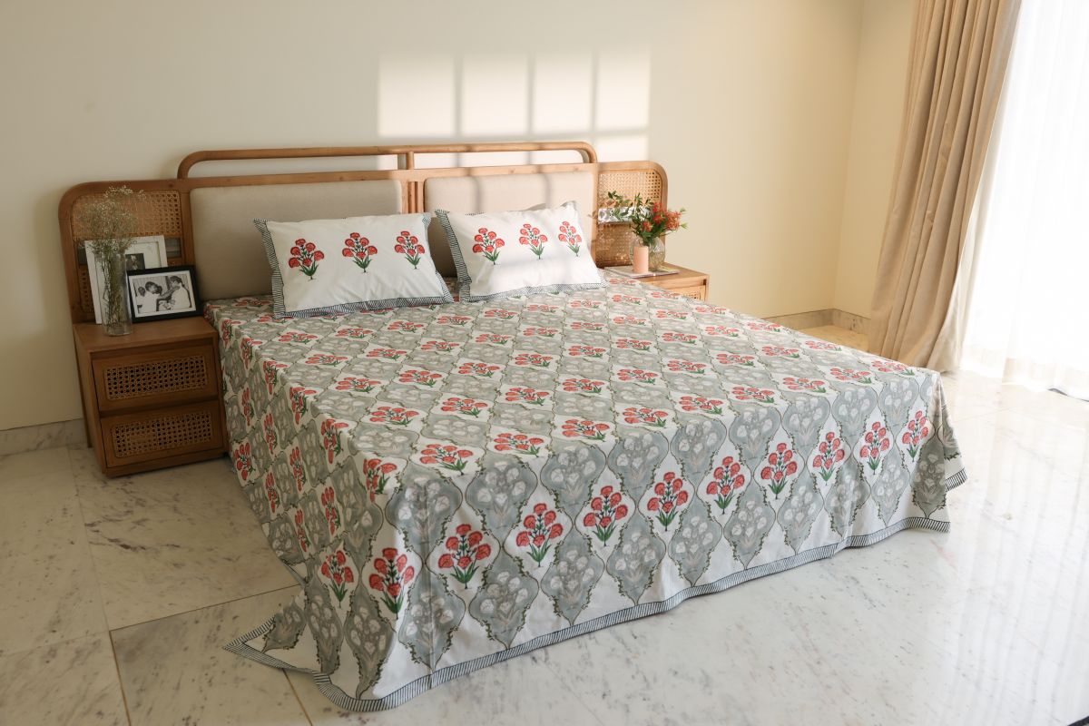 The Tangerine Twilight Bedsheet
