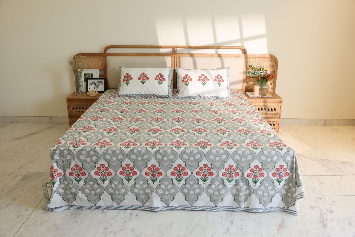 The Tangerine Twilight Bedsheet