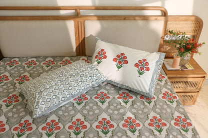 The Tangerine Twilight Bedsheet