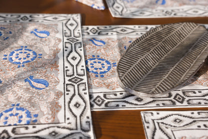 Table Linen with Napkins- The Indigo Palette