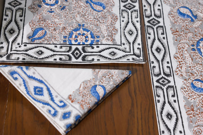 Table Linen with Napkins- The Indigo Palette