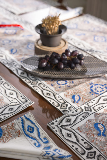 Table Linen with Napkins- The Indigo Palette