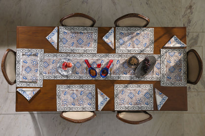 Table Linen with Napkins- The Indigo Palette