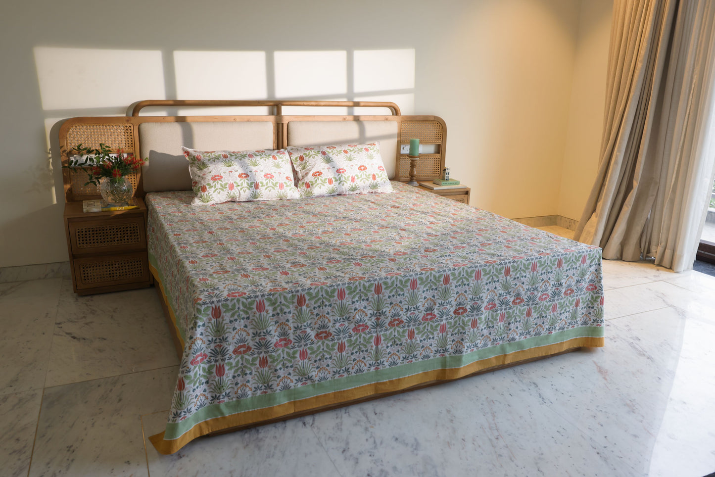The Gardens Glow Bedsheet