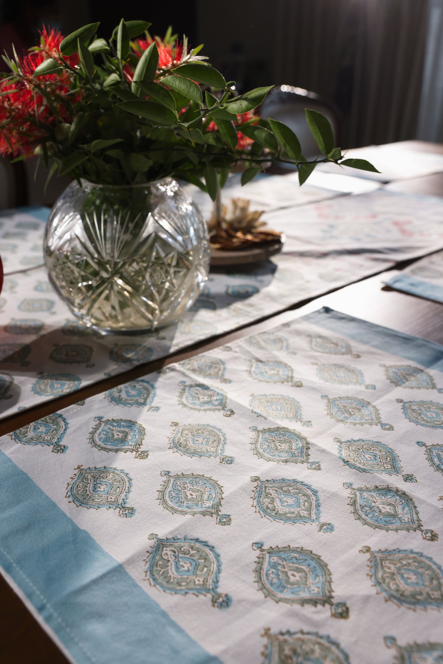Table Linen- The Aqua Allure