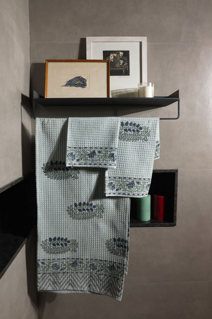 Towel Set- The Blue Foliage