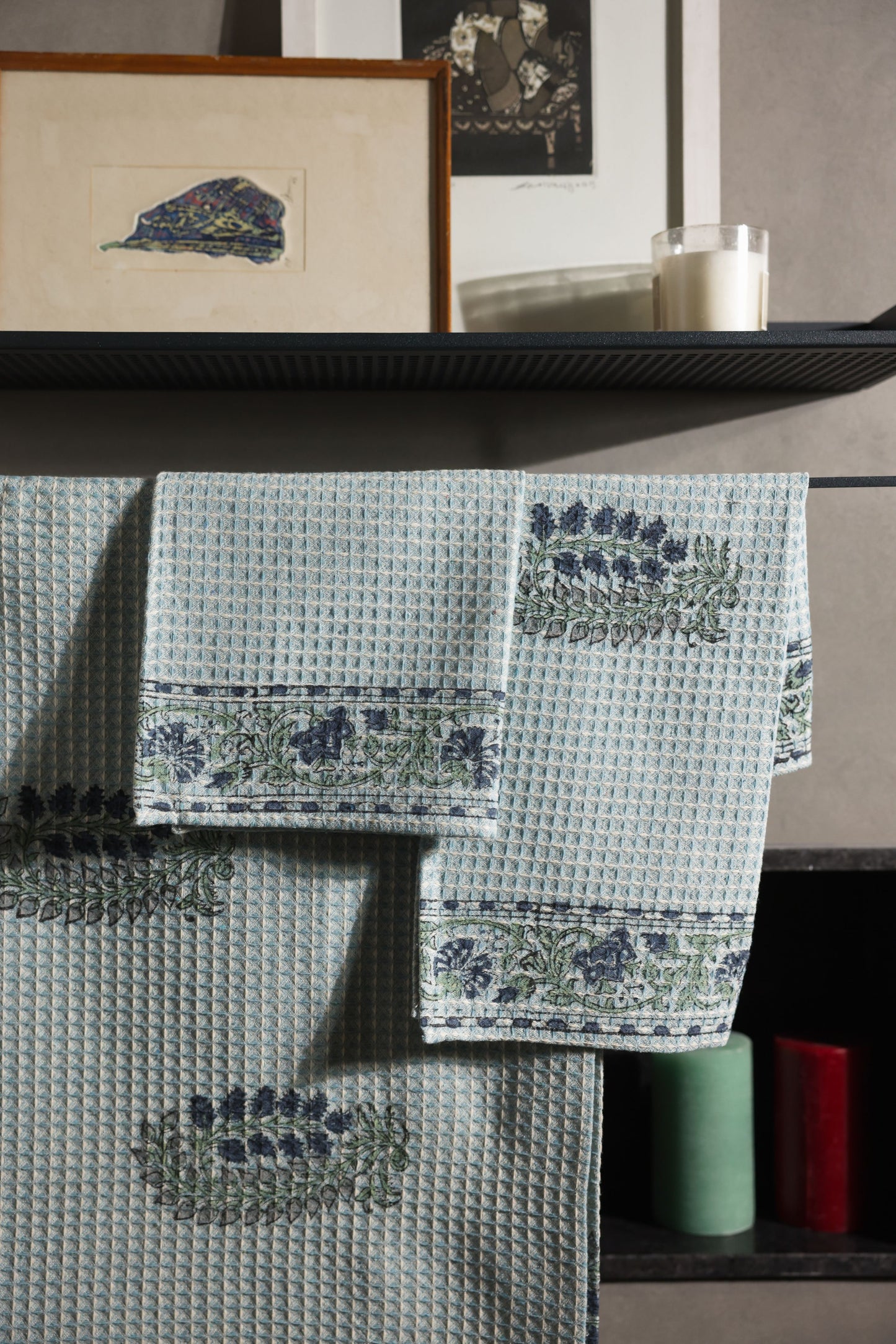 Towel Set- The Blue Foliage