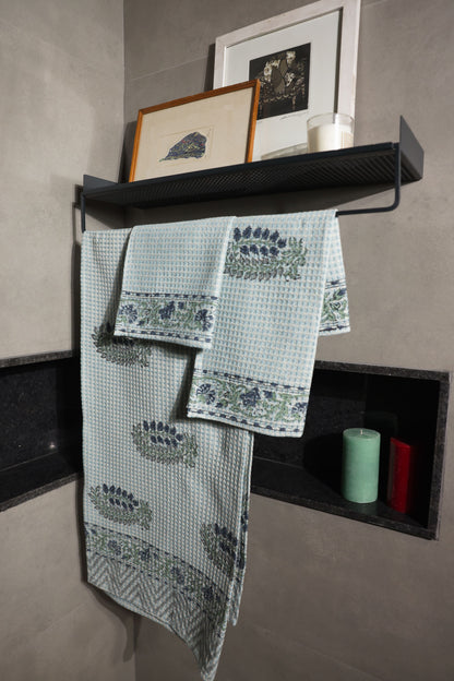 Towel Set- The Blue Foliage