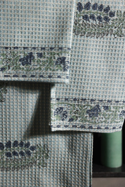 Towel Set- The Blue Foliage