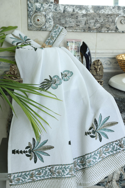 Towel Set- Palm Print
