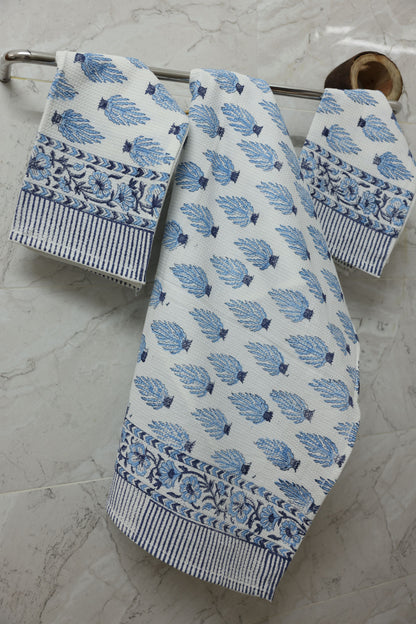 Towel Set- The Blue Leaf