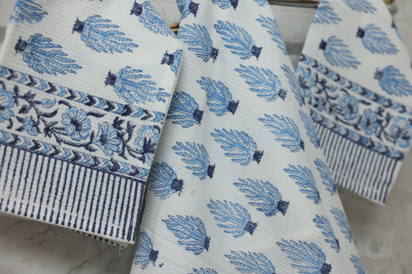 Towel Set- The Blue Leaf