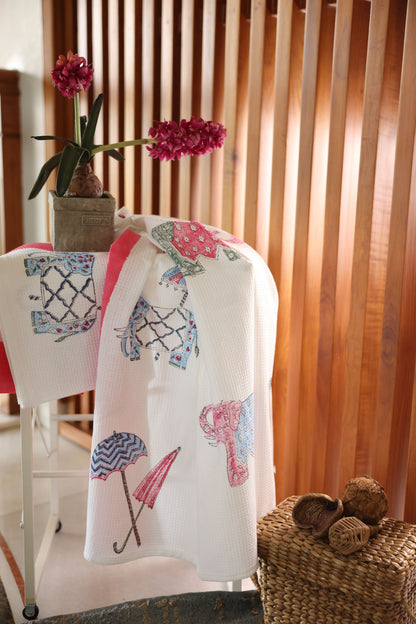 Towel Set- Elephant & Umbrella