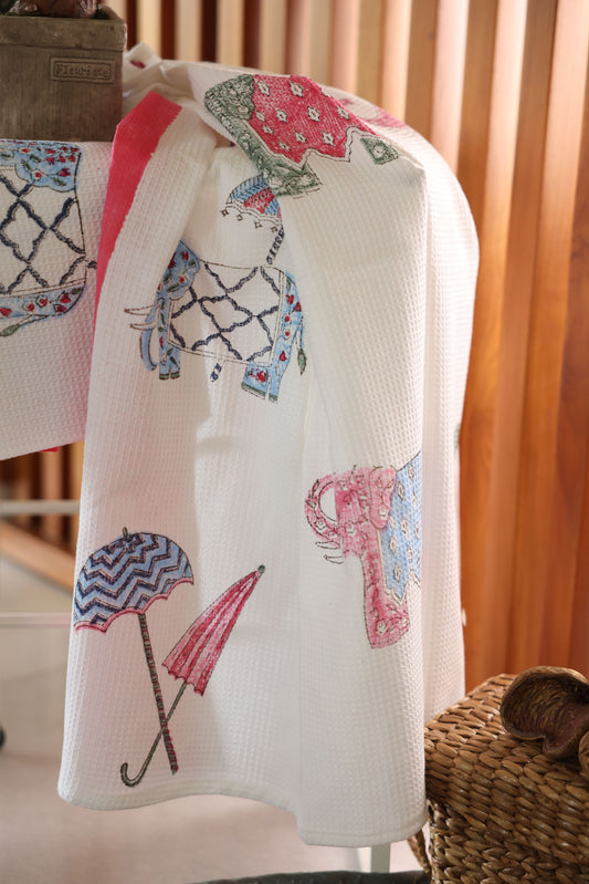 Towel Set- Elephant & Umbrella
