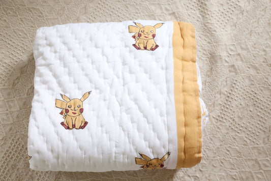 Baby AC Quilt- Pikachu Snuggle