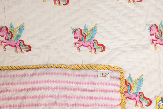 Baby AC Quilt- Magical Unicorn