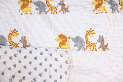Baby AC Quilt- Jungle Safari