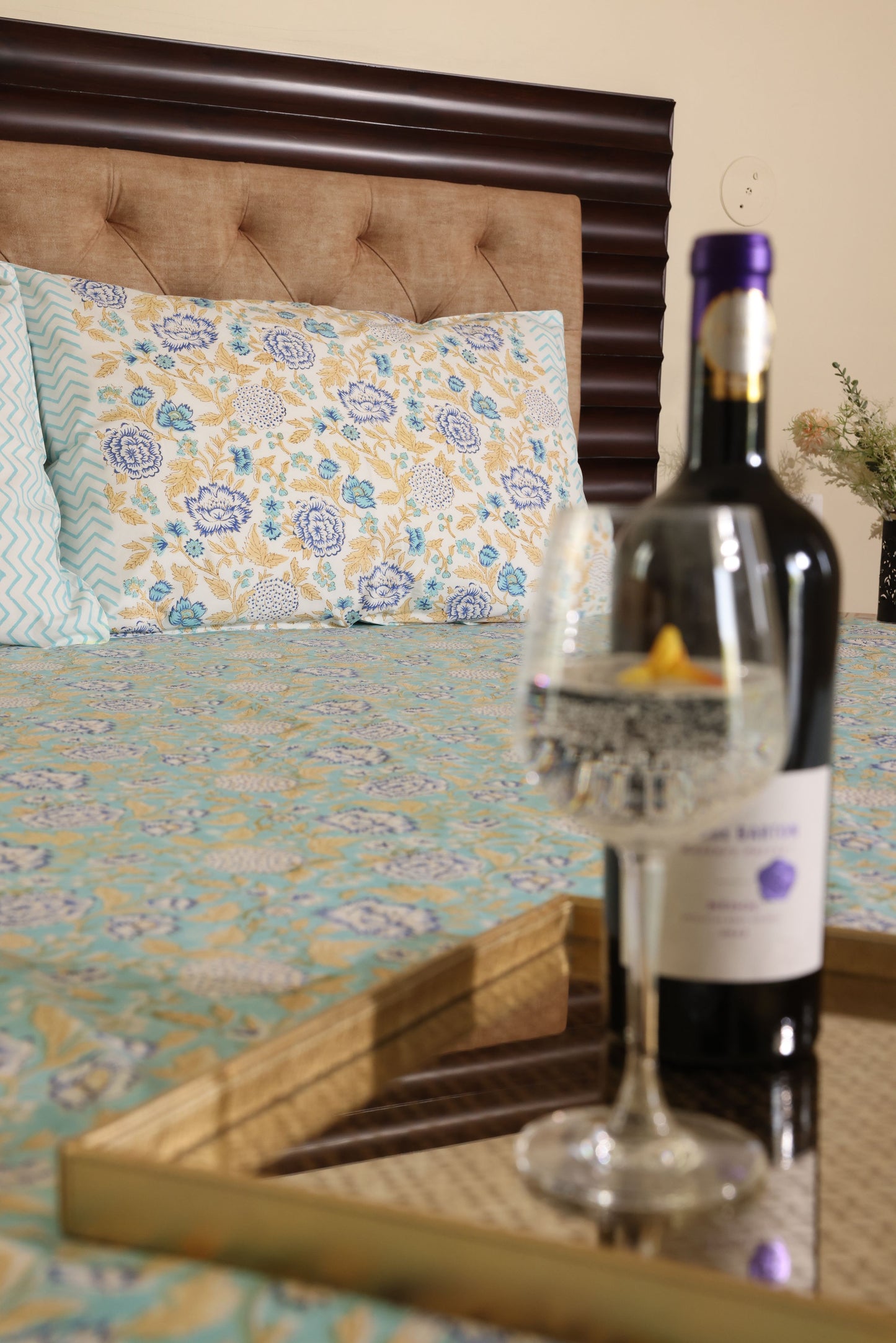 The Blue Harmony Bedsheet