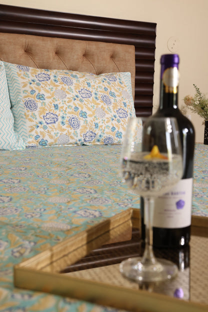 The Blue Harmony Bedsheet
