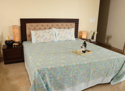 The Blue Harmony Bedsheet