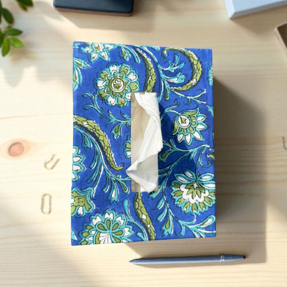 Tissue Box Blue