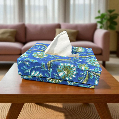 Tissue Box Blue
