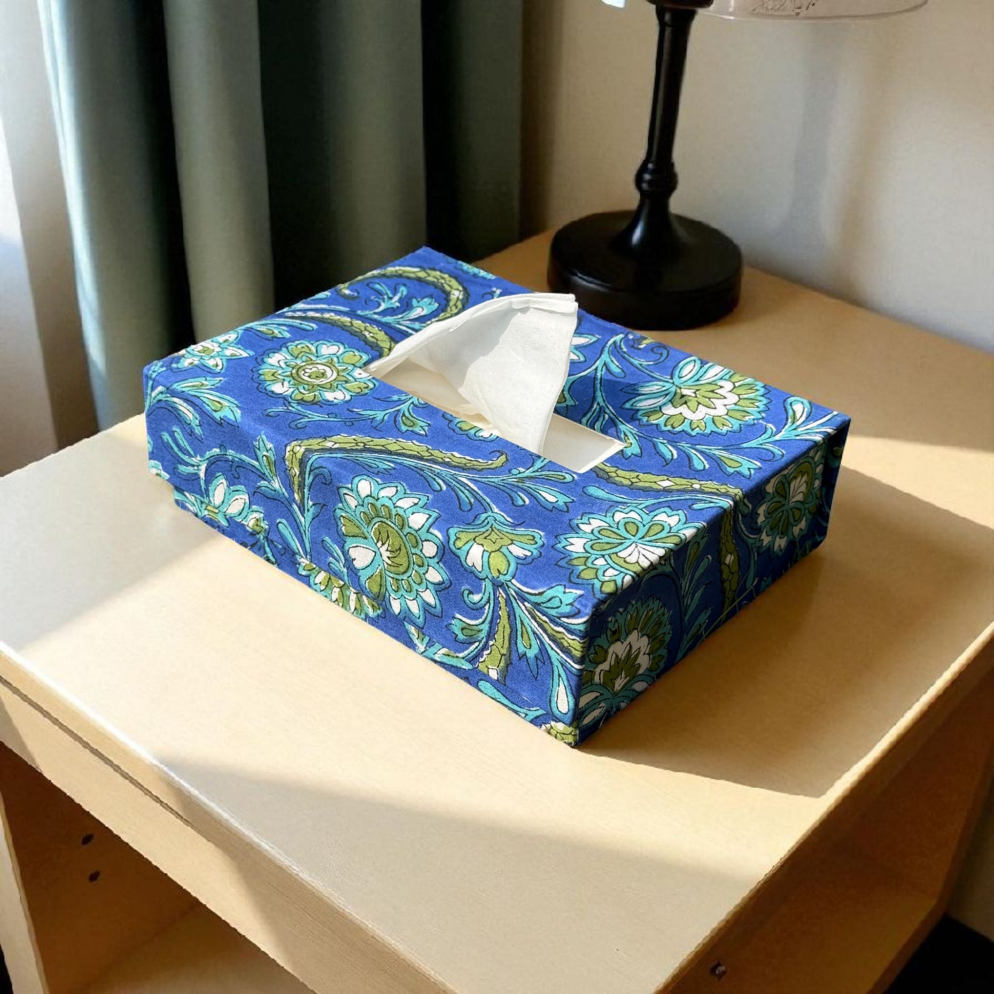 Tissue Box Blue