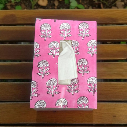 Tissue Box Blue Pink