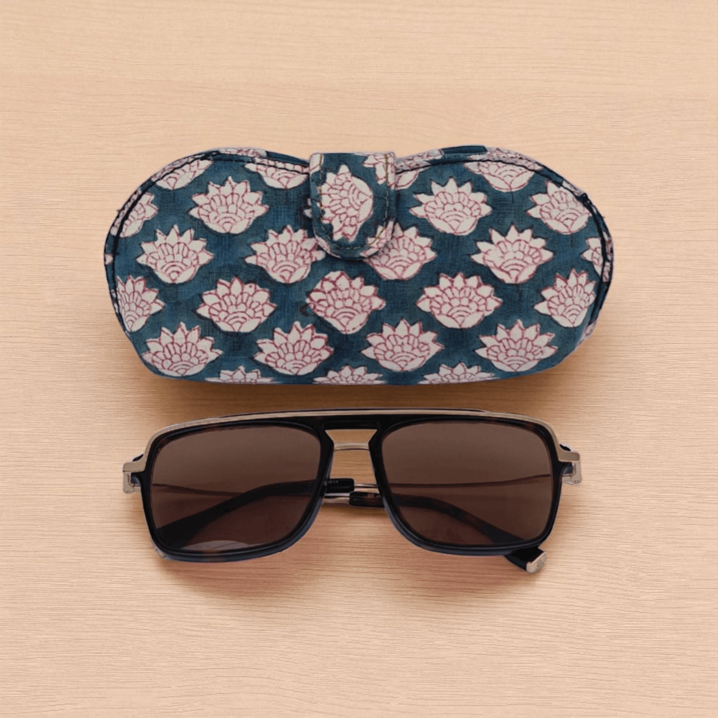Sunglass Case- Blue