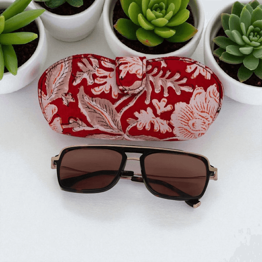 Sunglass Case- Red