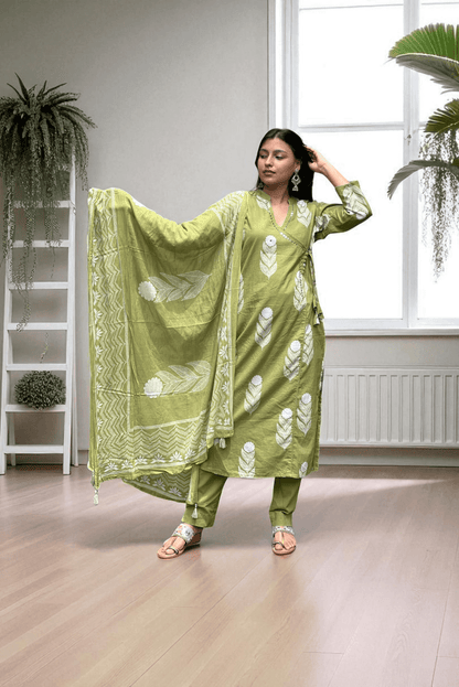 Green 3 Piece Suit