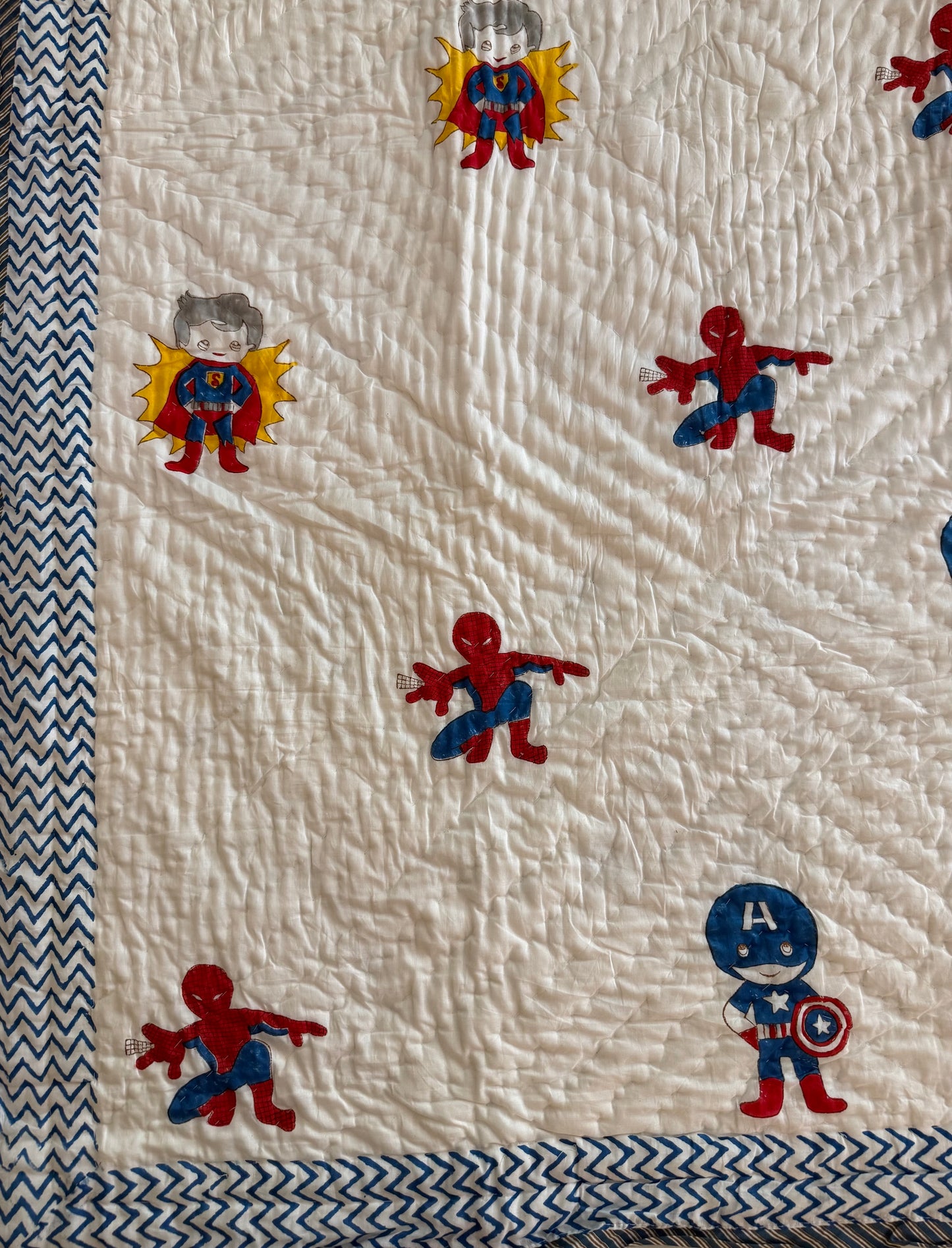 Baby AC Quilt-The Super Heroes