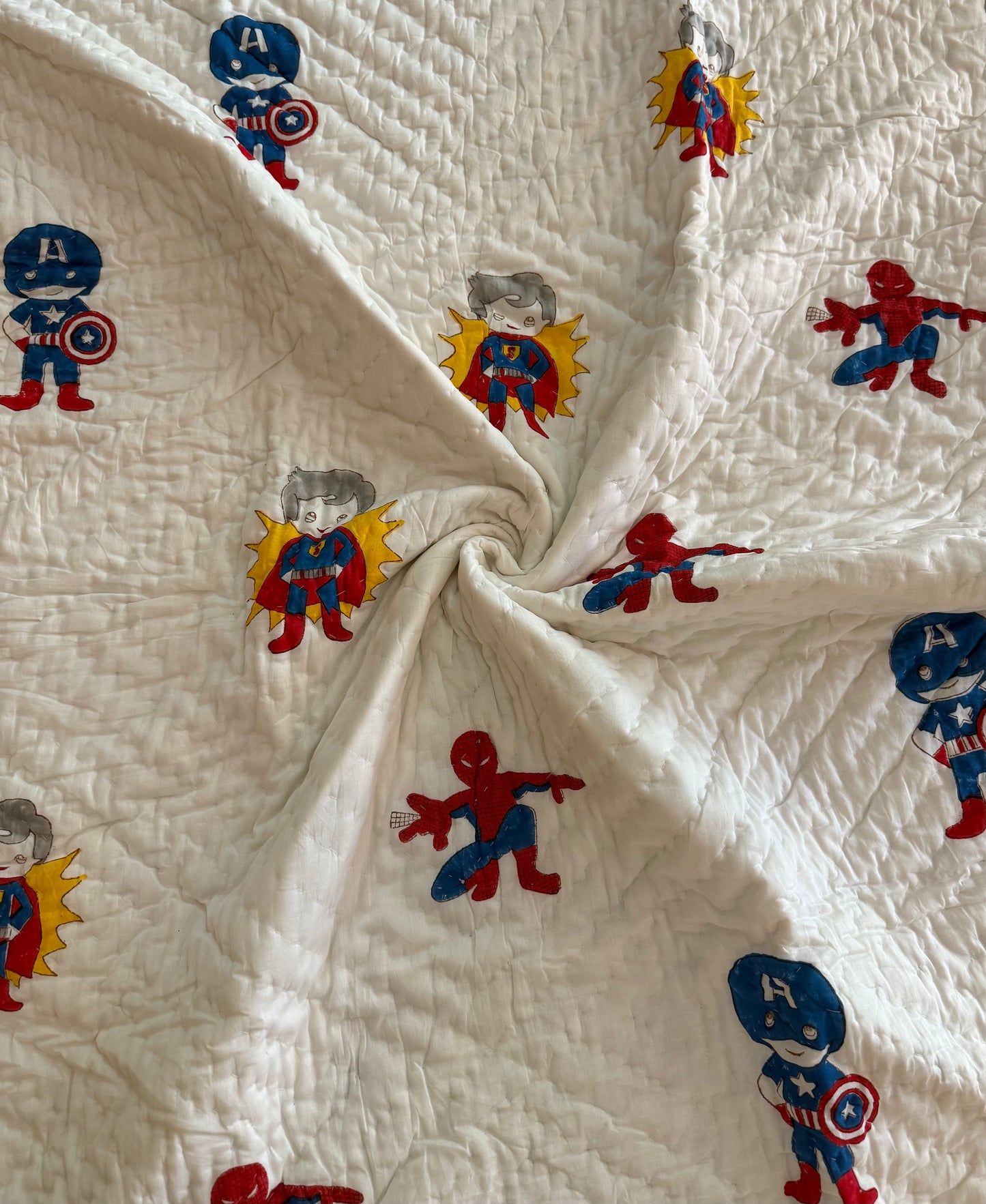 Baby AC Quilt-The Super Heroes