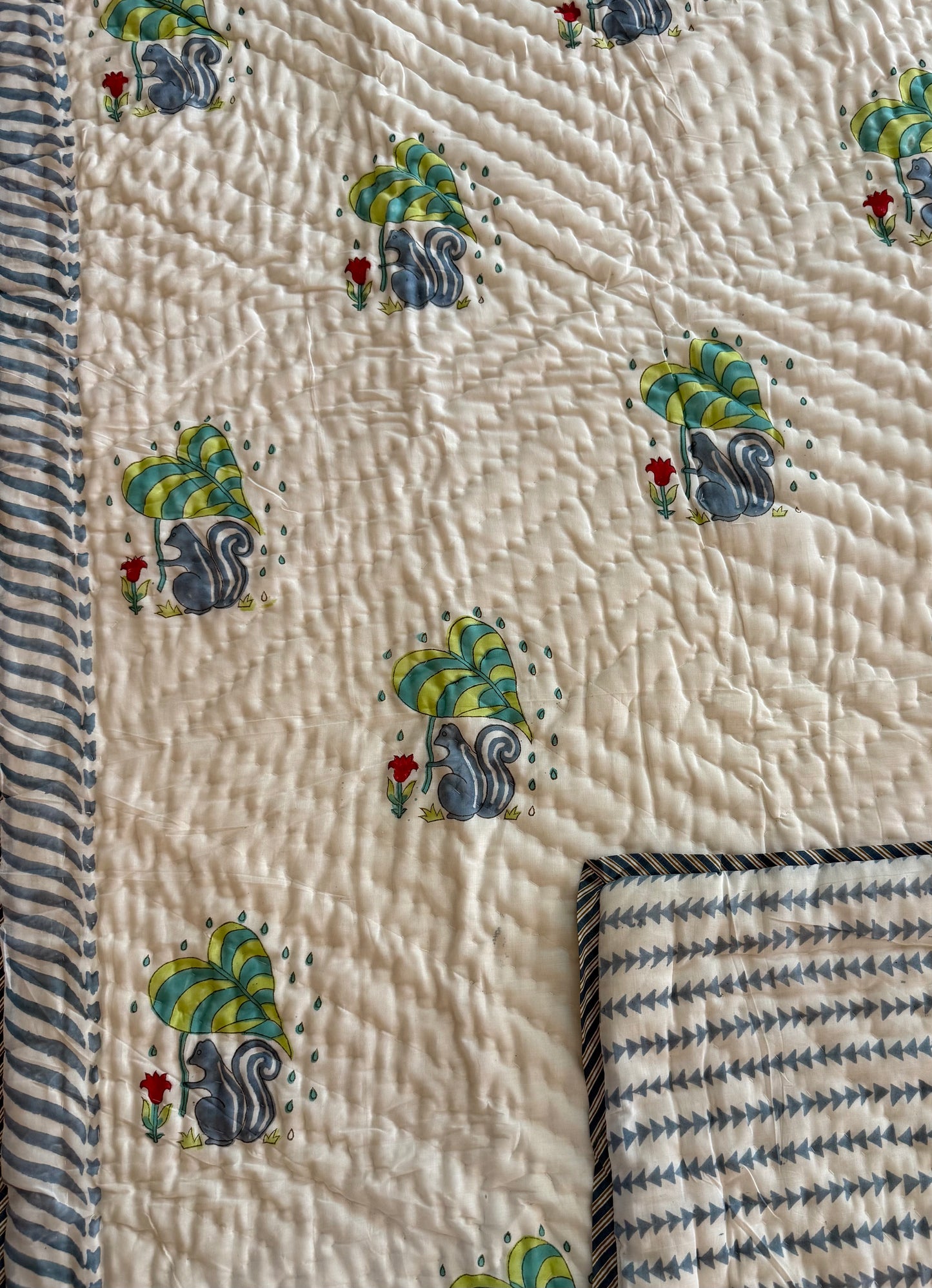 Baby AC Quilt- The Witty Squirrel