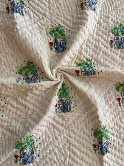 Baby AC Quilt- The Witty Squirrel