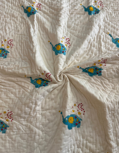 Baby Crib Set - Turquoise