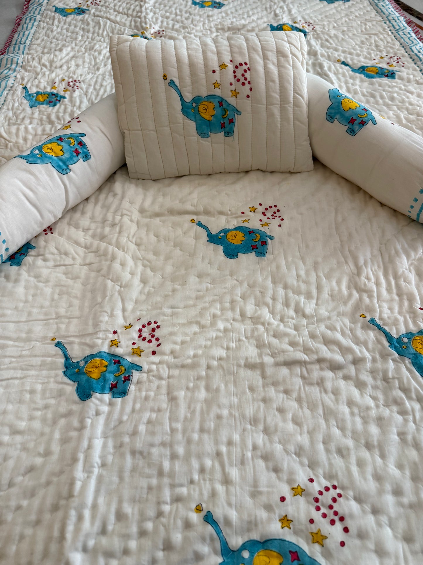 Baby Crib Set - Turquoise