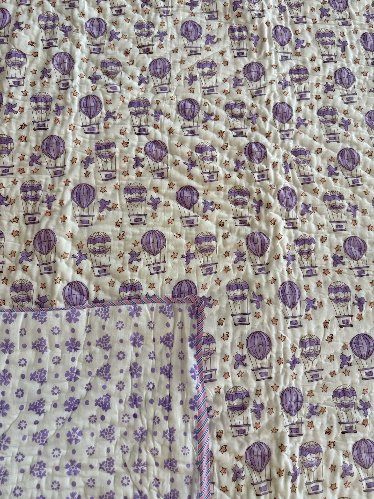 Baby Crib Set - Purple