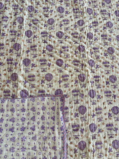 Baby Crib Set - Purple
