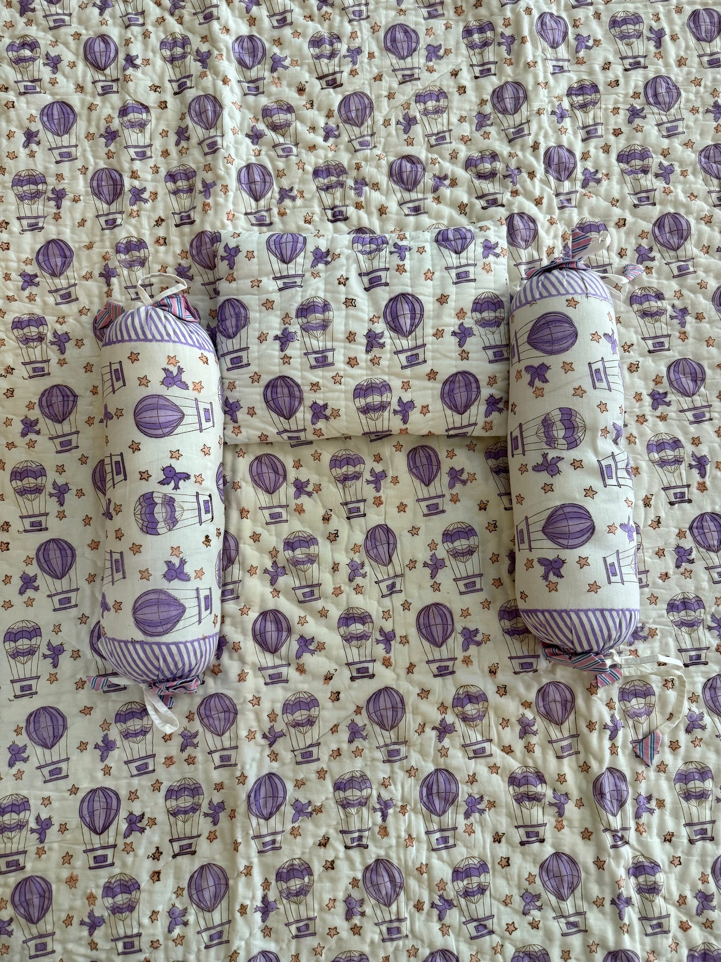 Baby Crib Set - Purple