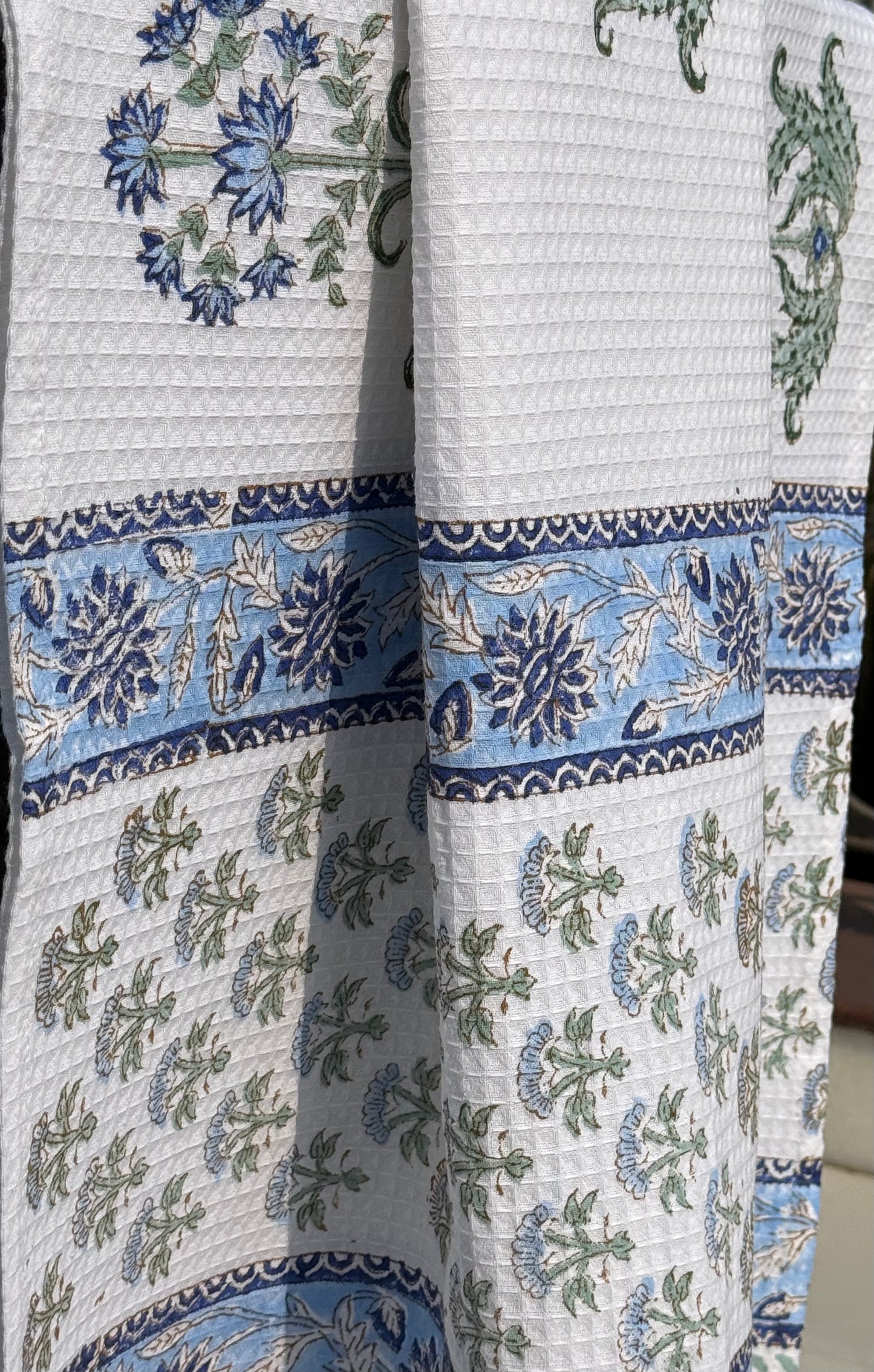 Bath Towel - Blue Green