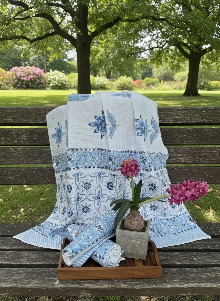 Towel Set- Blue