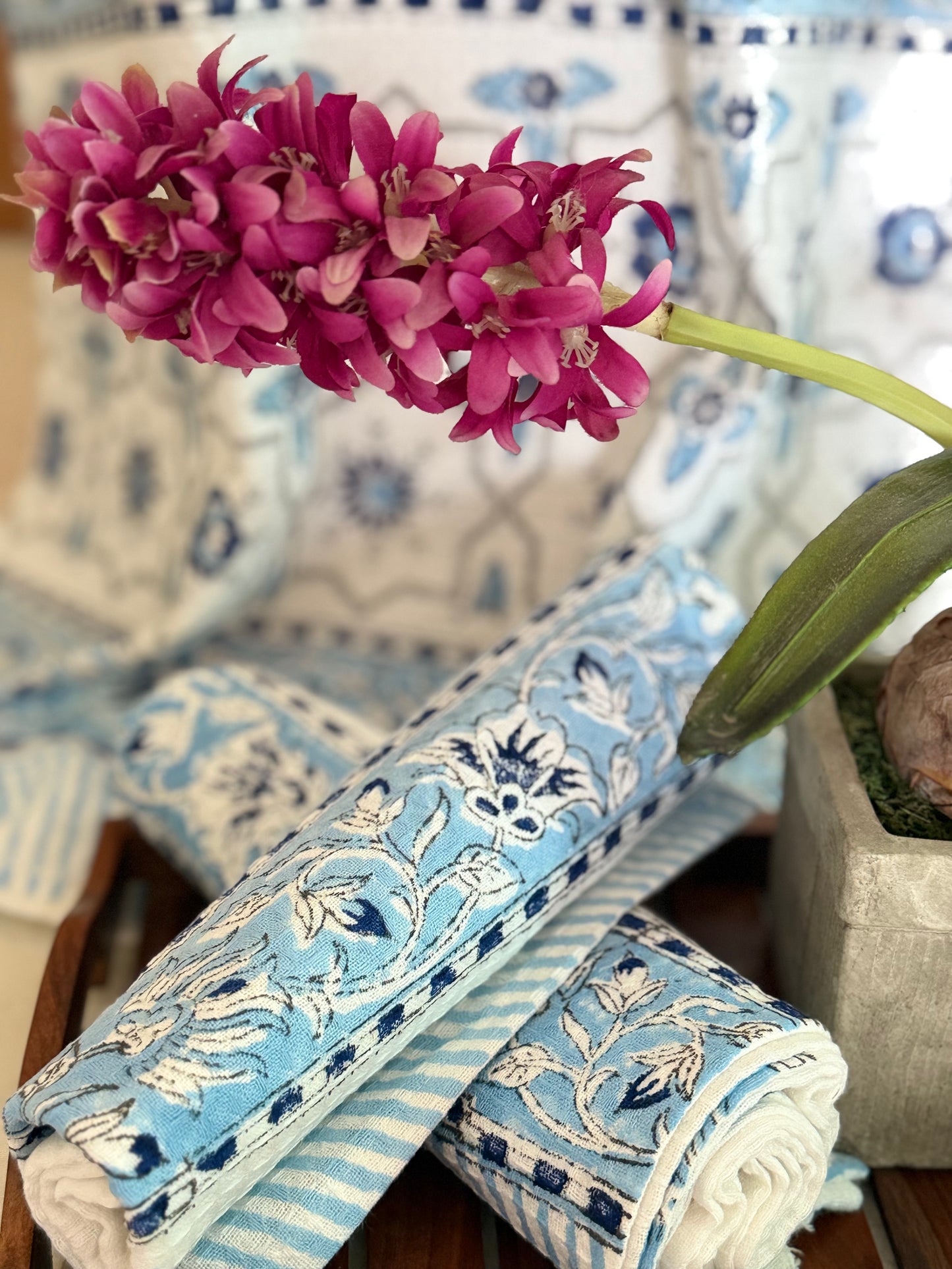 Towel Set- Blue