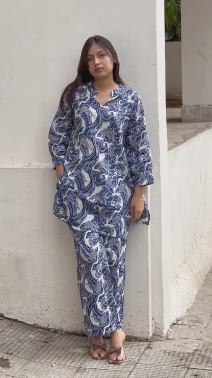 Blue Co-ord Set